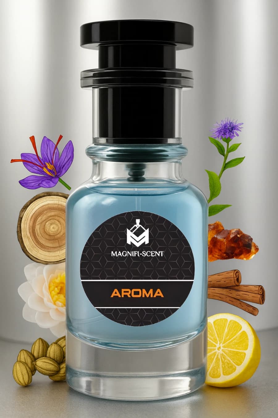 Magnifiscent Aroma men's luxury inspired perfume impression bottle