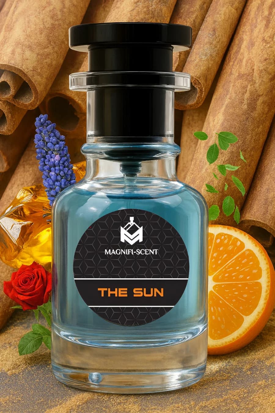 Magnifiscent The Sun men's luxury inspired perfume impression bottle