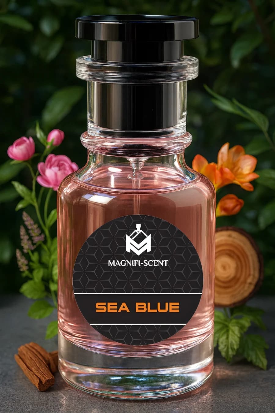 Magnifiscent Sea Blue women's luxury inspired perfume impression bottle